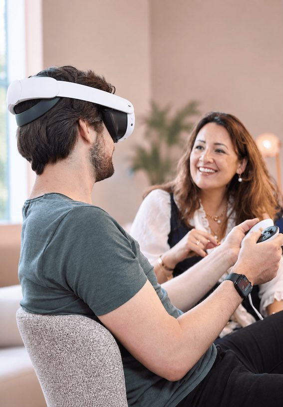 Vr coach Barbara en Pelle